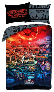 Stranger Things Funda Nórdica Ver. 1 140 x 200 cm / 70 x 90 cm