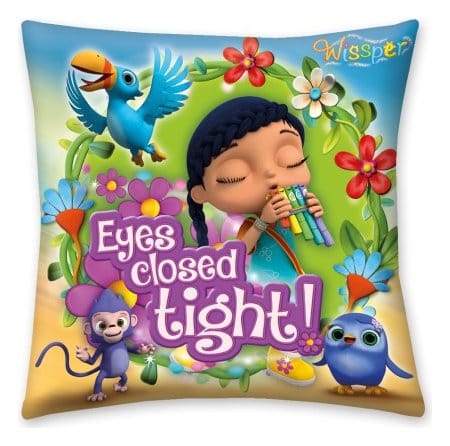 Wissper Almohada Eyes Closed tight! 40 x 40 cm Frikytopia