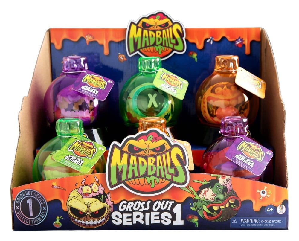 Mad Balls Pelotas de Goma Gross Out Series 1 Display (12) Frikytopia