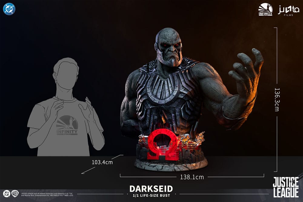 Zack Snyder´s Justice League Busto tamanho natural Darkseid 136 cm