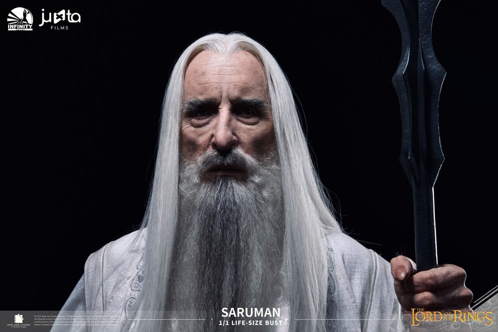 O Senhor dos Anéis Busto tamanho natural Saruman 110 cm