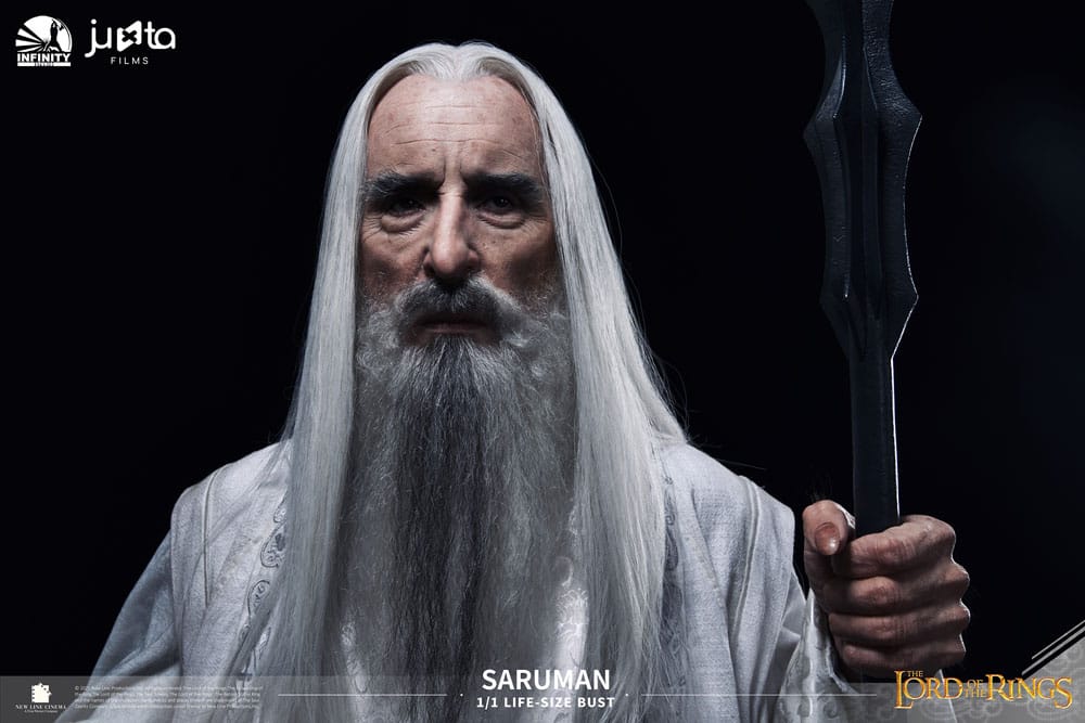 O Senhor dos Anéis Busto tamanho natural Saruman 110 cm