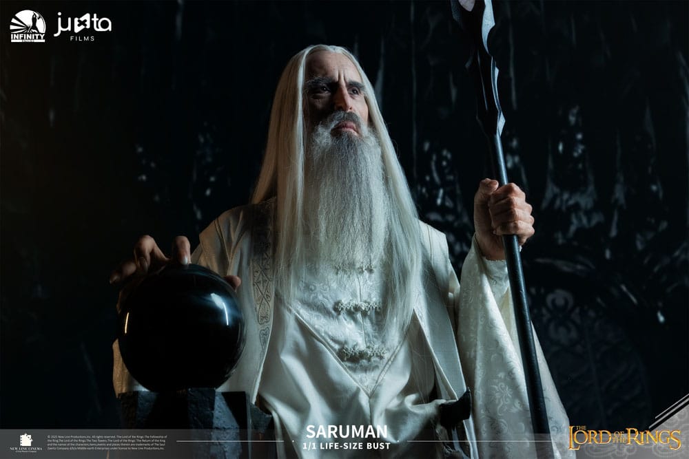 O Senhor dos Anéis Busto tamanho natural Saruman 110 cm