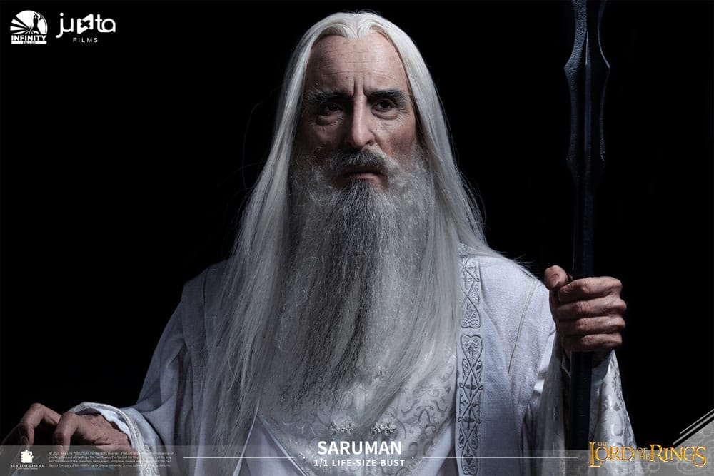 O Senhor dos Anéis Busto tamanho natural Saruman 110 cm