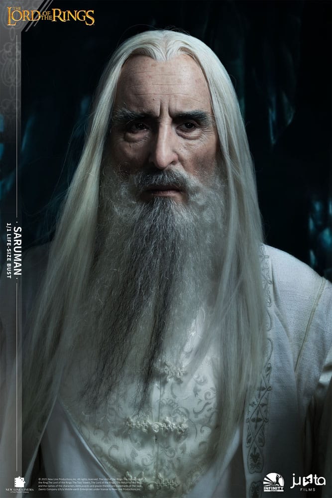 O Senhor dos Anéis Busto tamanho natural Saruman 110 cm