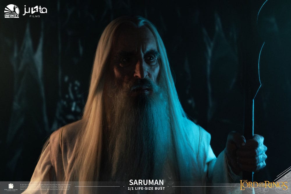 O Senhor dos Anéis Busto tamanho natural Saruman 110 cm