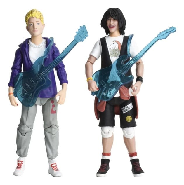 Las Alucinantes Aventuras de Bill y Ted Pack Doble Figuras (Edición Limitada) 13 cm