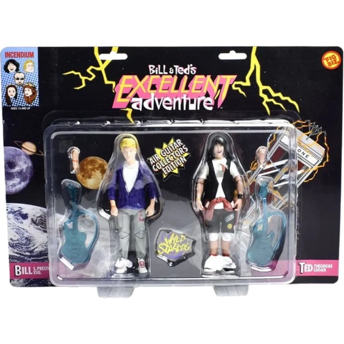 Las Alucinantes Aventuras de Bill y Ted Pack Doble Figuras (Edición Limitada) 13 cm