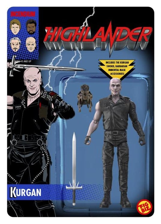 Highlander Figura FigBiz The Kurgan 13 cm