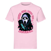 Scream T-shirt Ghost Face You're Cute when you Scream tamanho S