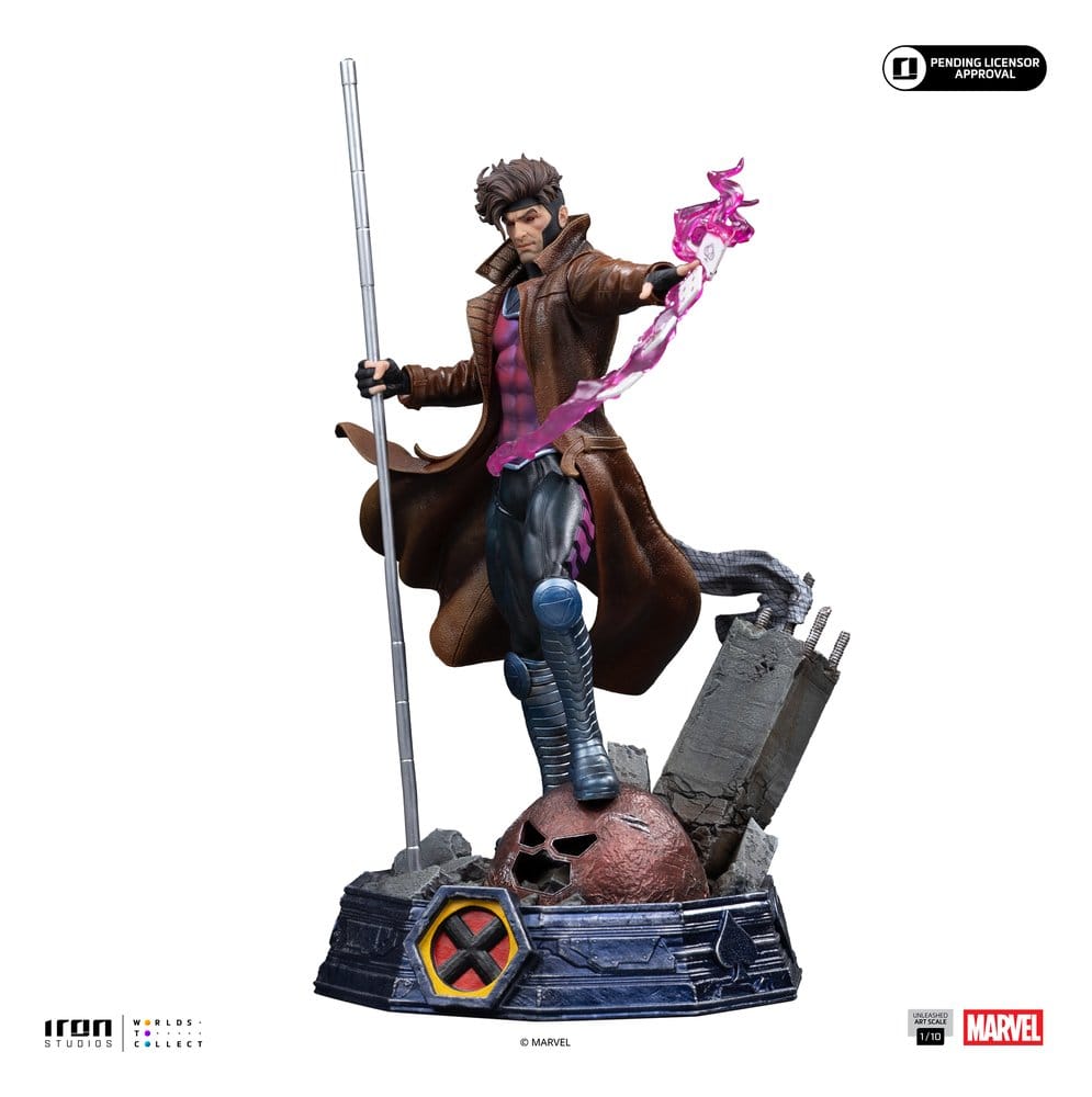 Marvel Gambito Unleashed Art Scale Estatua 1/10 Gambito 28 cm