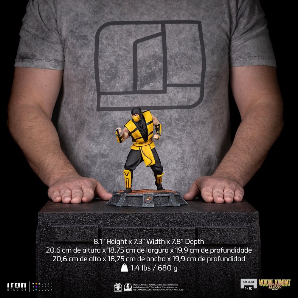 Mortal Kombat Estatua 1/10 Art Scale Scorpion (Variant) heo exclusive 21 cm