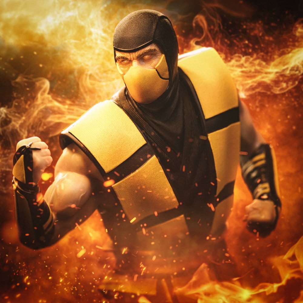 Mortal Kombat Estatua 1/10 Art Scale Scorpion (Variant) heo exclusive 21 cm