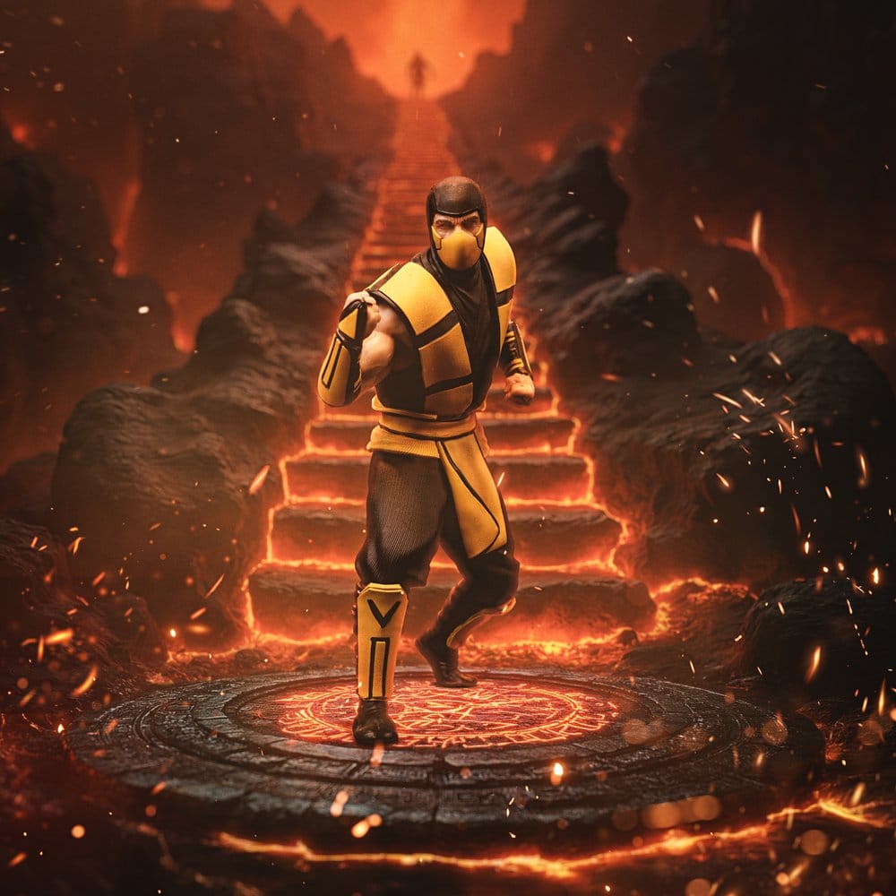 Mortal Kombat Estatua 1/10 Art Scale Scorpion (Variant) heo exclusive 21 cm