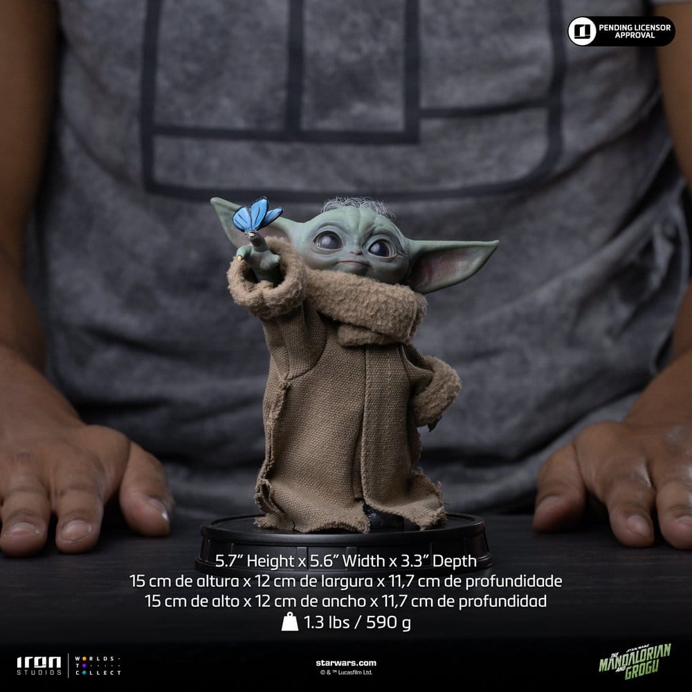 The Mandalorian & Grogu Grogu Collection Estátua Grogu Butterfly Wonder