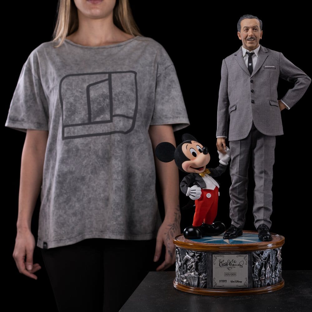 Disney Classics Estatua 1/4 Legacy Replica Walt Disney & Mickey Mouse 59 cm