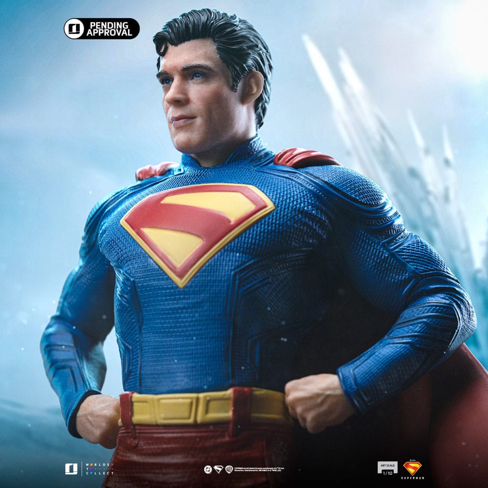 Superman Legacy Estátua 1/10 Art Scale Superman & Krypto 32 cm