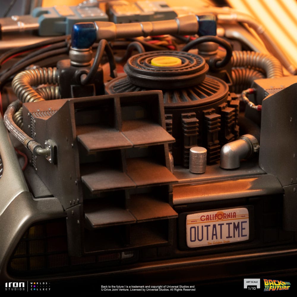 De Volta para o Futuro Estátua 1/10 Art Scale DeLorean 53 cm