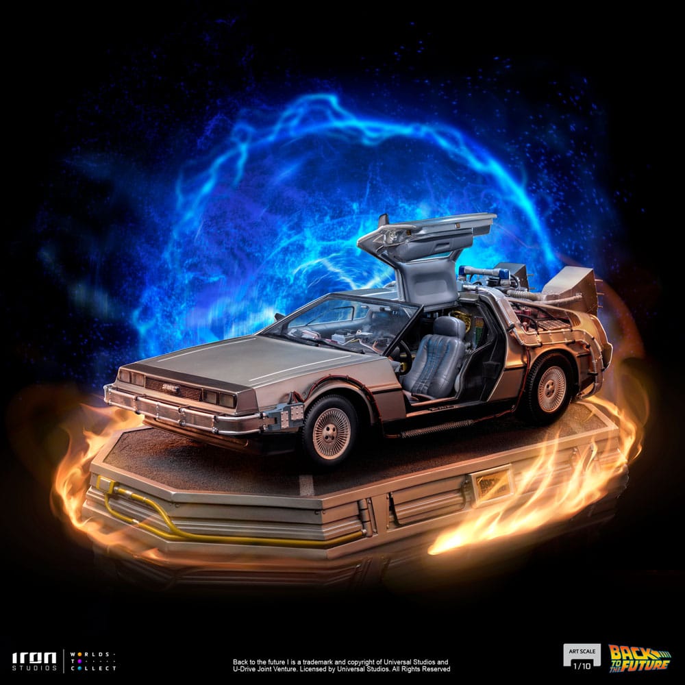 De Volta para o Futuro Estátua 1/10 Art Scale DeLorean 53 cm