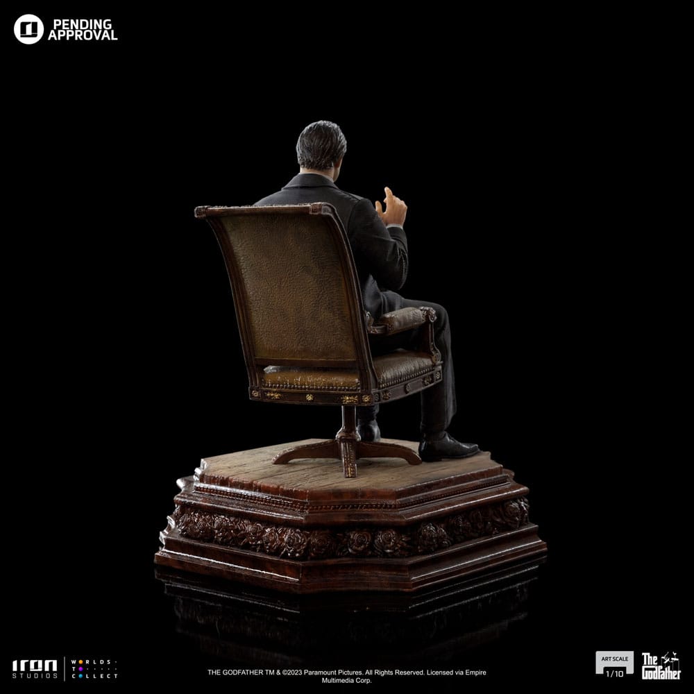 O Padrinho Estátua 1/10 Art Scale Don Vito Corelione 19 cm