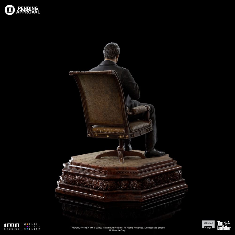 O Padrinho Estátua 1/10 Art Scale Don Vito Corelione 19 cm
