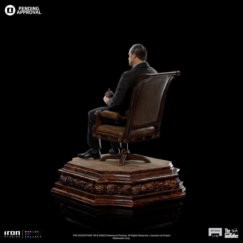 O Padrinho Estátua 1/10 Art Scale Don Vito Corelione 19 cm