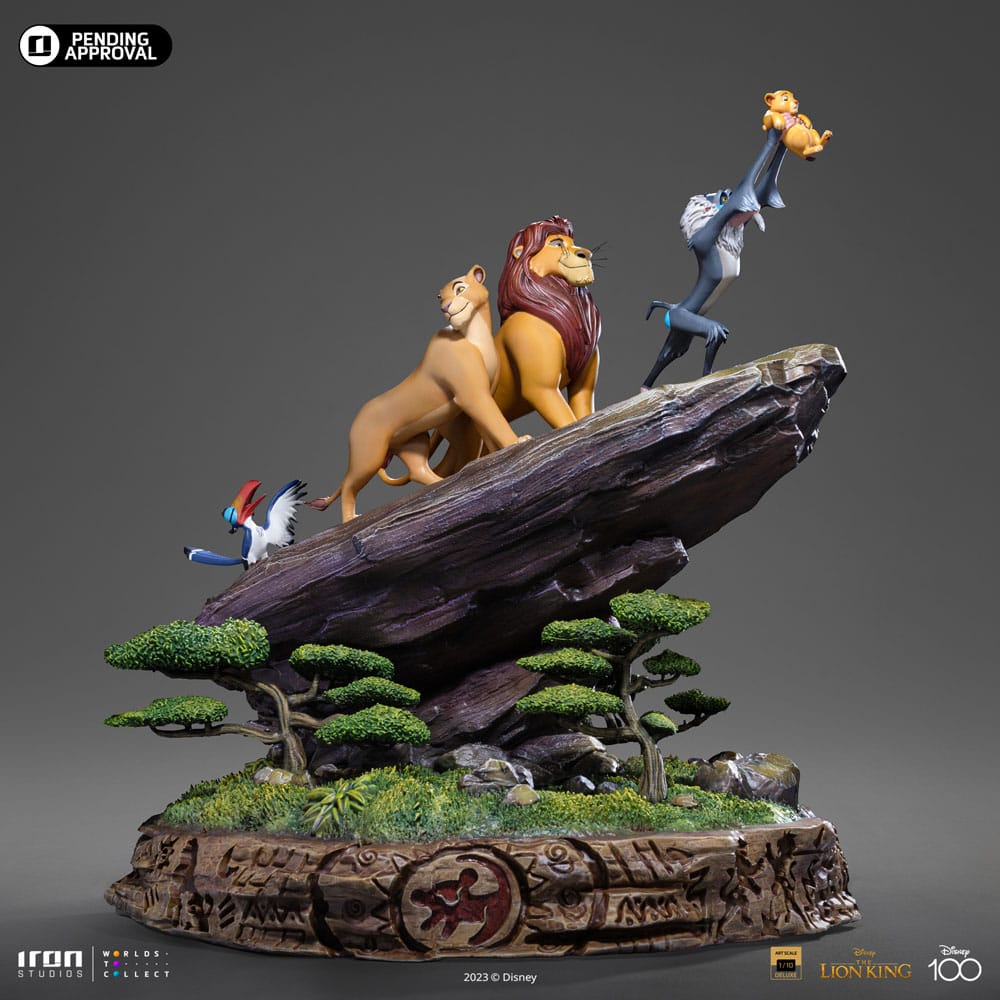 Disney Estátua 1/10 Deluxe Art Scale O Rei Leão 34 cm
