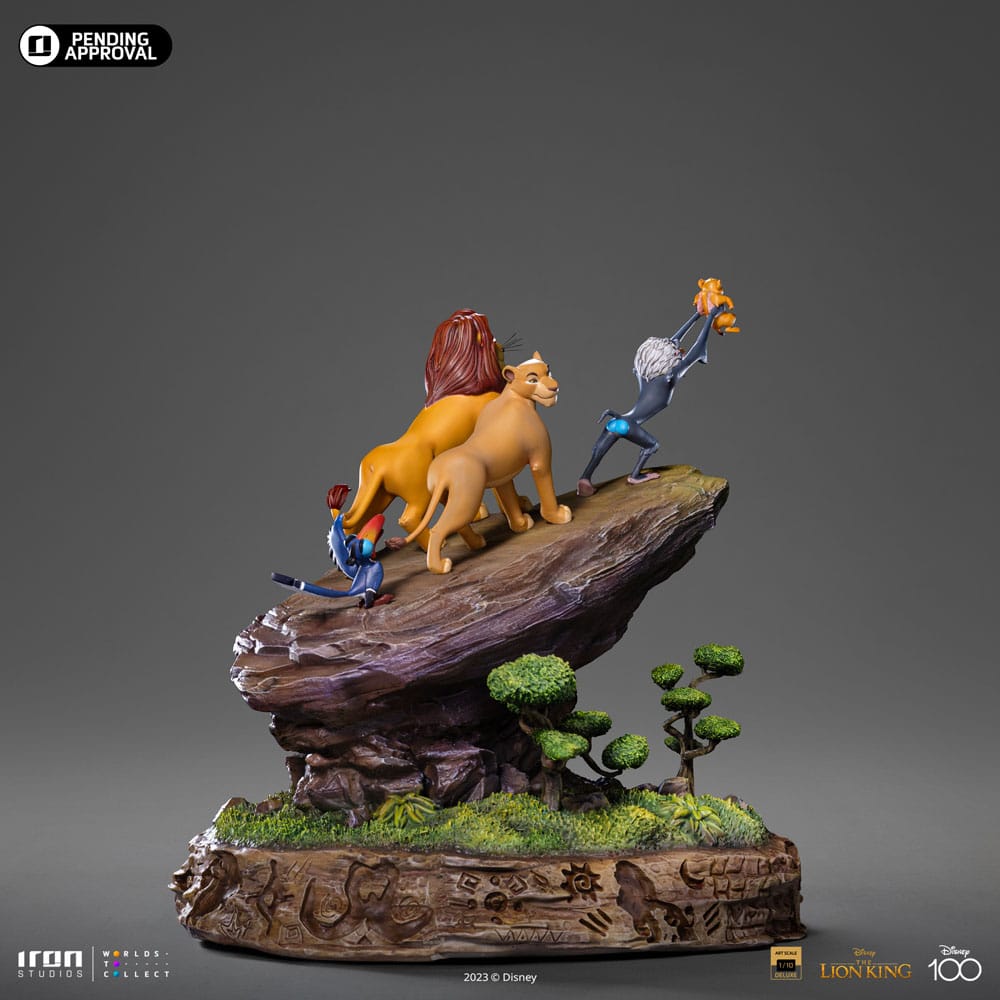 Disney Estátua 1/10 Deluxe Art Scale O Rei Leão 34 cm