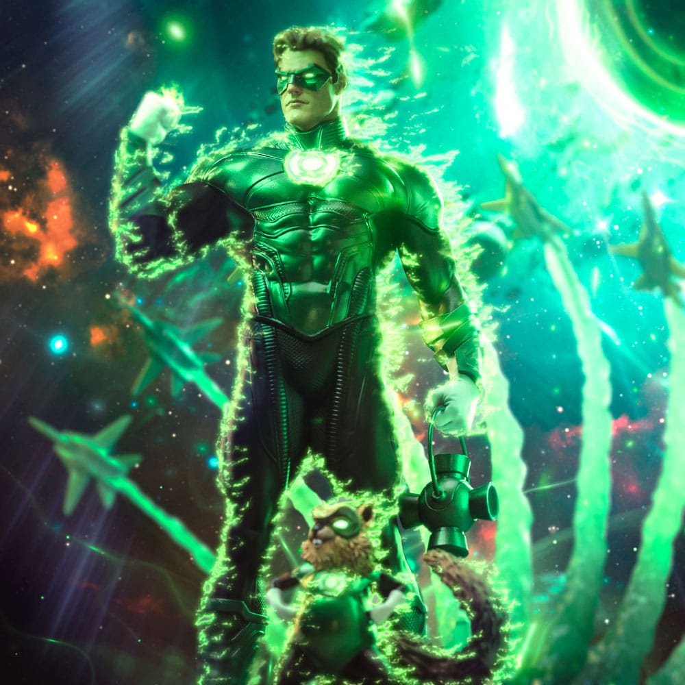 DC Comics Estátua Art Scale Deluxe 1/10 Green Lantern Unleashed 24 cm