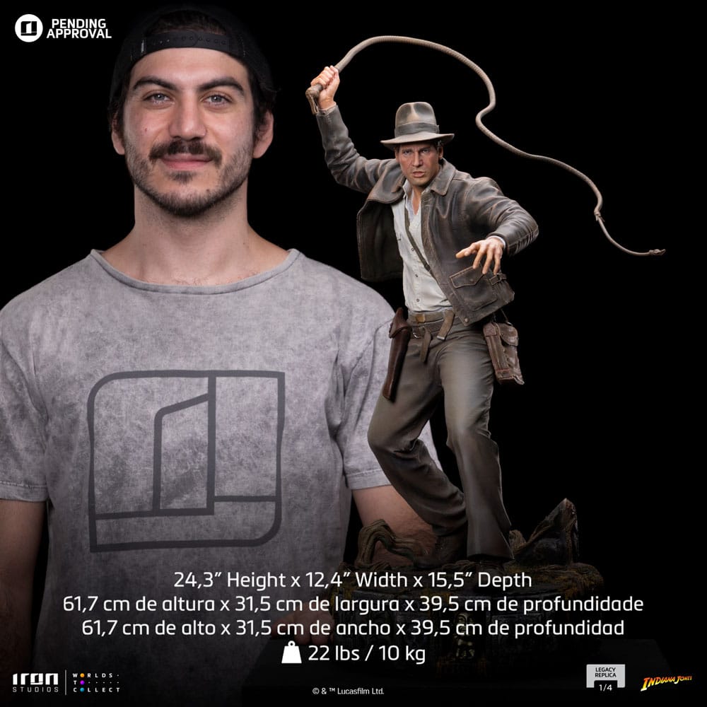 Indiana Jones Estátua Legacy Replica 1/4 Indiana Jones 61 cm