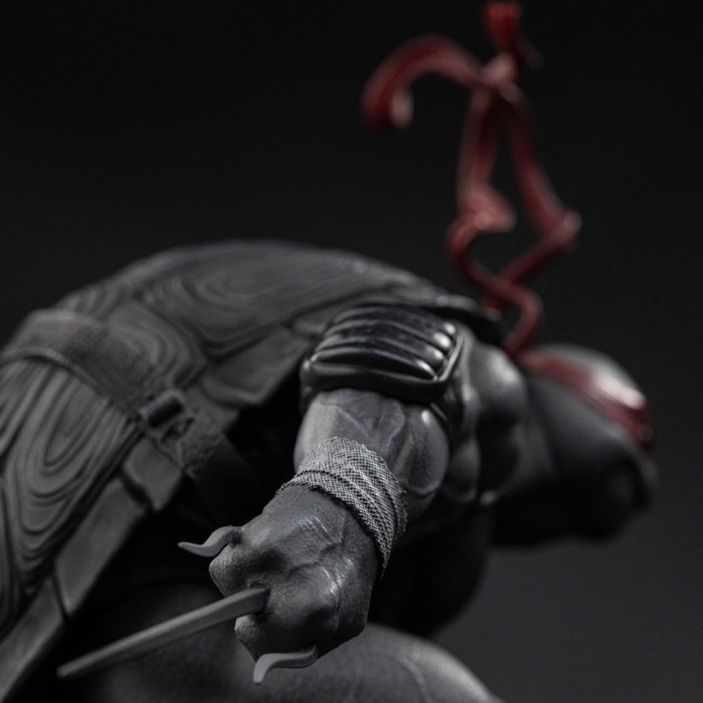 Tortugas Ninja Estatua 1/10 Art Scale Raphael Black and White Variant 26 cm heo exclusive