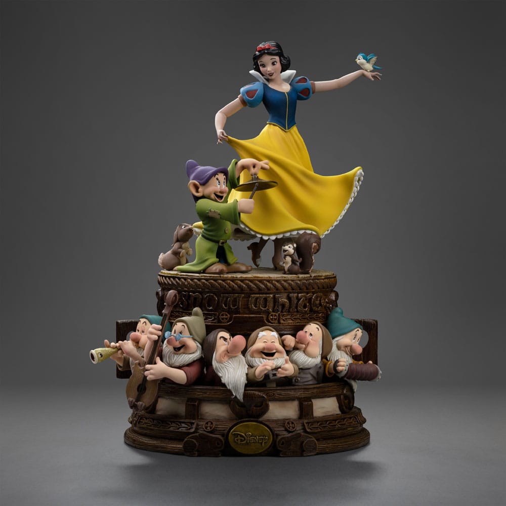 Snow White and the Seven Dwarfs Estatua 1/10 Art Scale Snow White and Dopey Deluxe Edition 21 cm