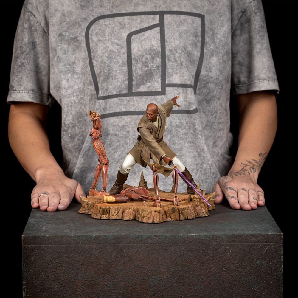 Star Wars Estatua 1/10 Art Scale Mace Windu 18 cm