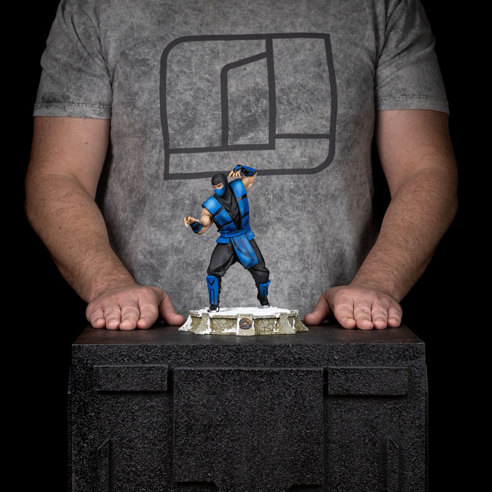 Mortal Kombat Estatua 1/10 Art Scale Sub-Zero (Ninjas Collection) heo Exclusive 21 cm