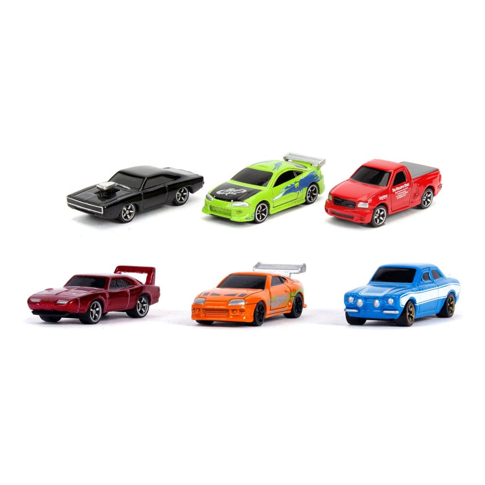 Fast & Furious Mini Veículos Nano Hollywood Cars Diecast Display (24) Frikytopia