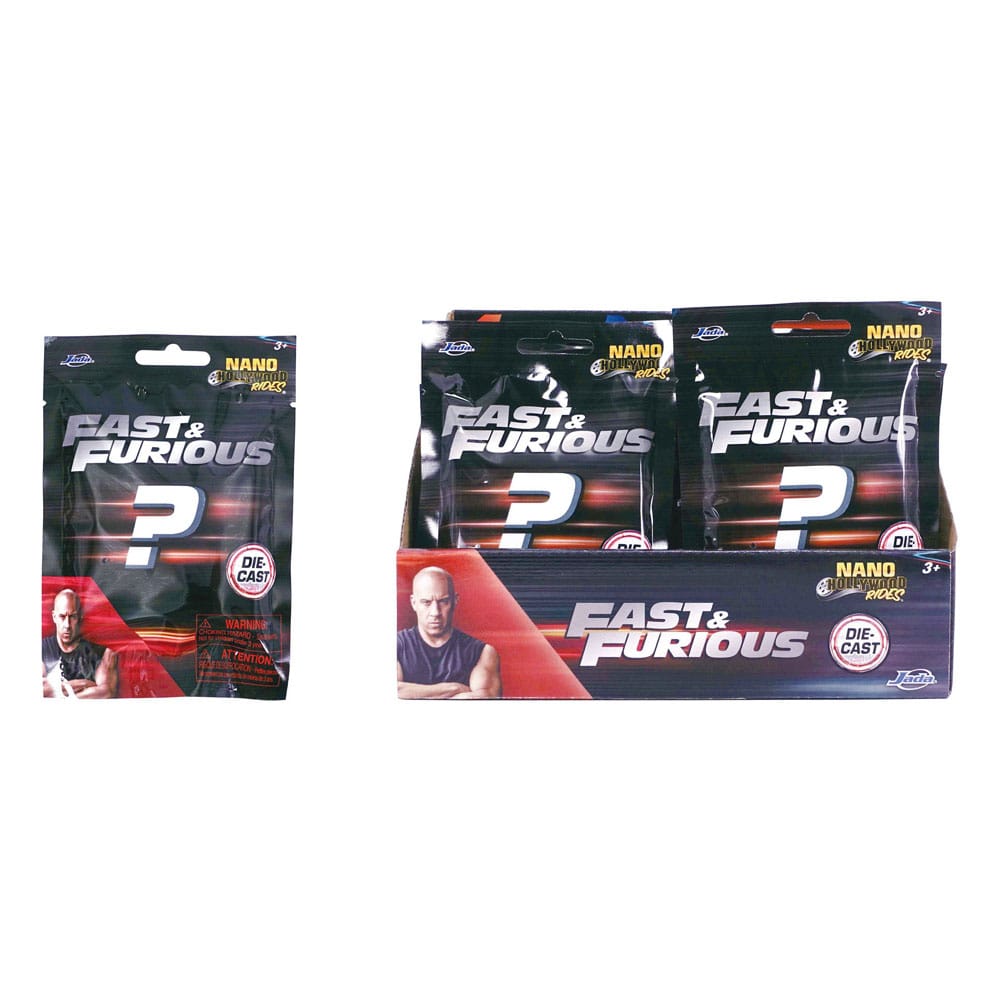 Fast & Furious Mini Veículos Nano Hollywood Cars Diecast Display (24)
