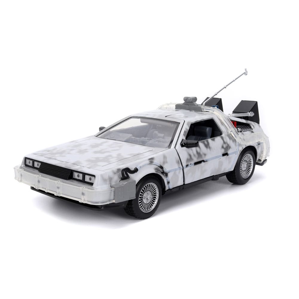 Regreso al Futuro Vehículo Diecast 1/24 Time Machine Frost Frikytopia