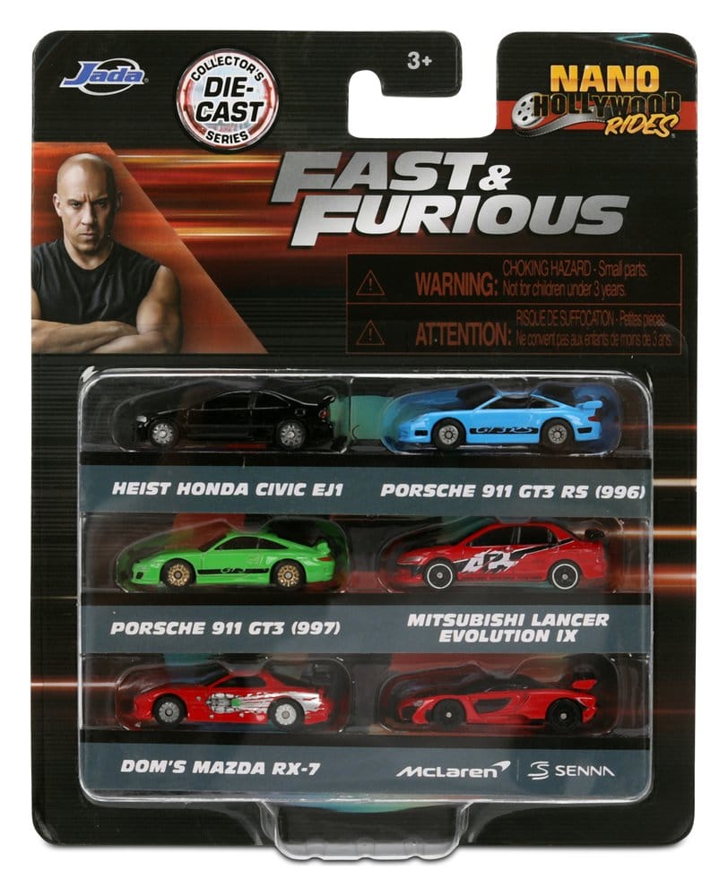 A Todo Gas Pack de 6 Nano Cars