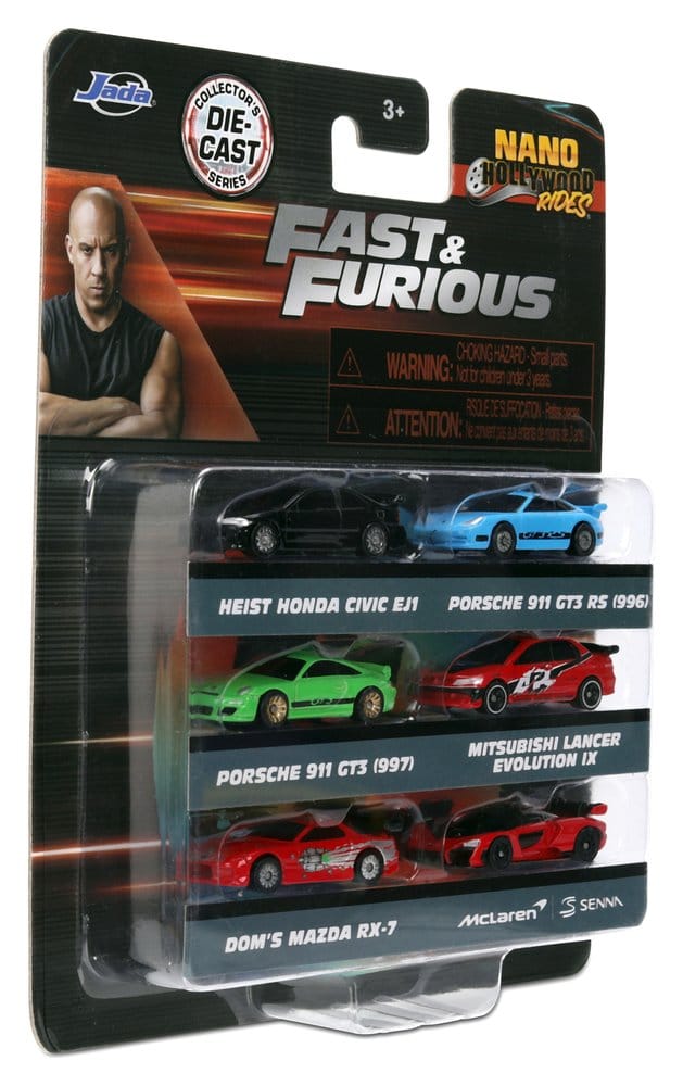 A Todo Gas Pack de 6 Nano Cars