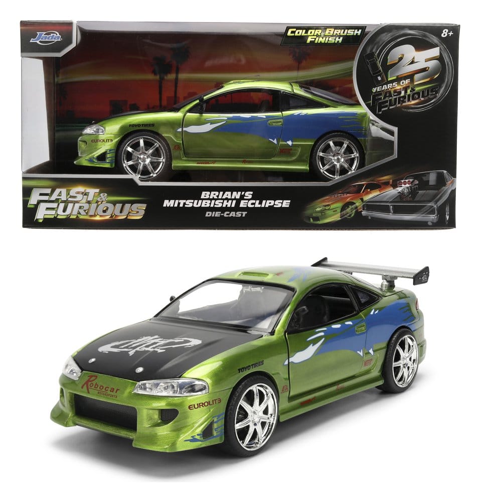 A Todo Gas Diecast Vehículo 1:24 Anniversary Mitsubishi 19 cm
