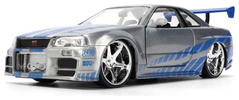 A Todo Gas Diecast Vehículo 1:24 Anniversary Nissan Skyline 19 cm
