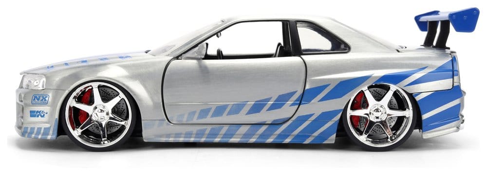 A Todo Gas Diecast Vehículo 1:24 Anniversary Nissan Skyline 19 cm