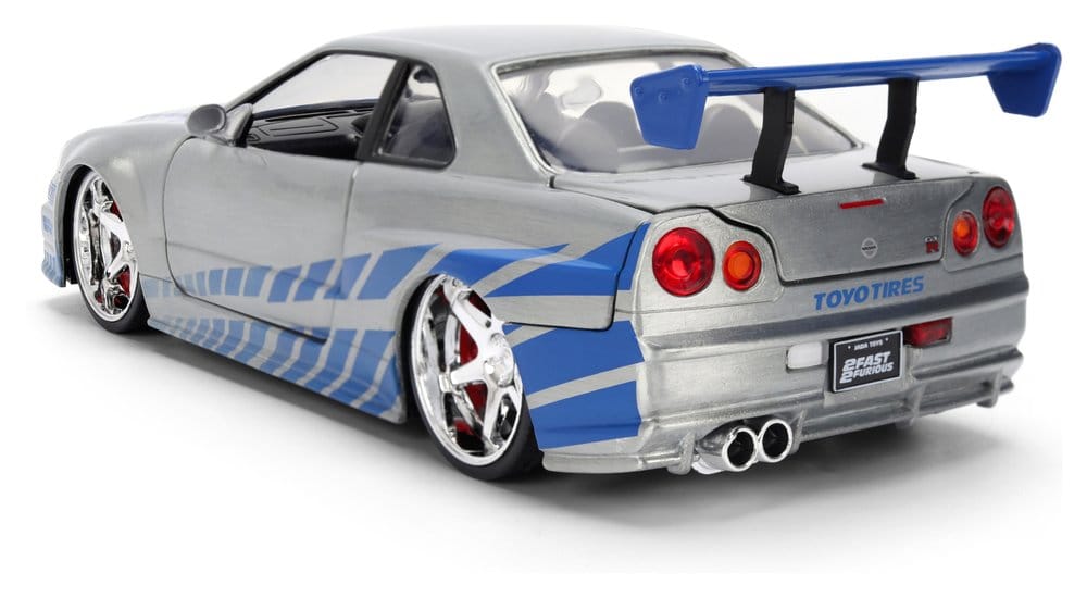 A Todo Gas Diecast Vehículo 1:24 Anniversary Nissan Skyline 19 cm