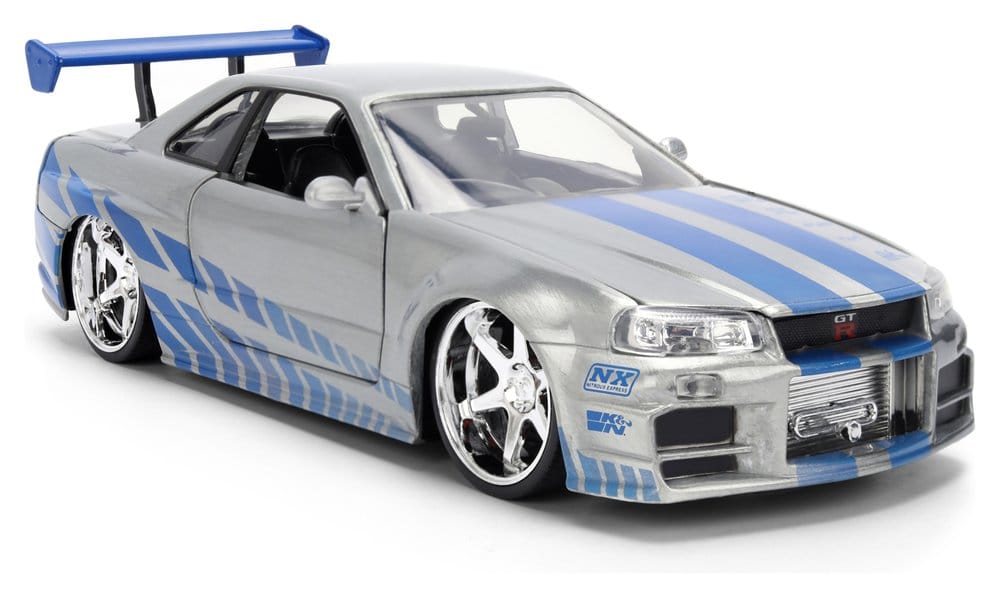 A Todo Gas Diecast Vehículo 1:24 Anniversary Nissan Skyline 19 cm