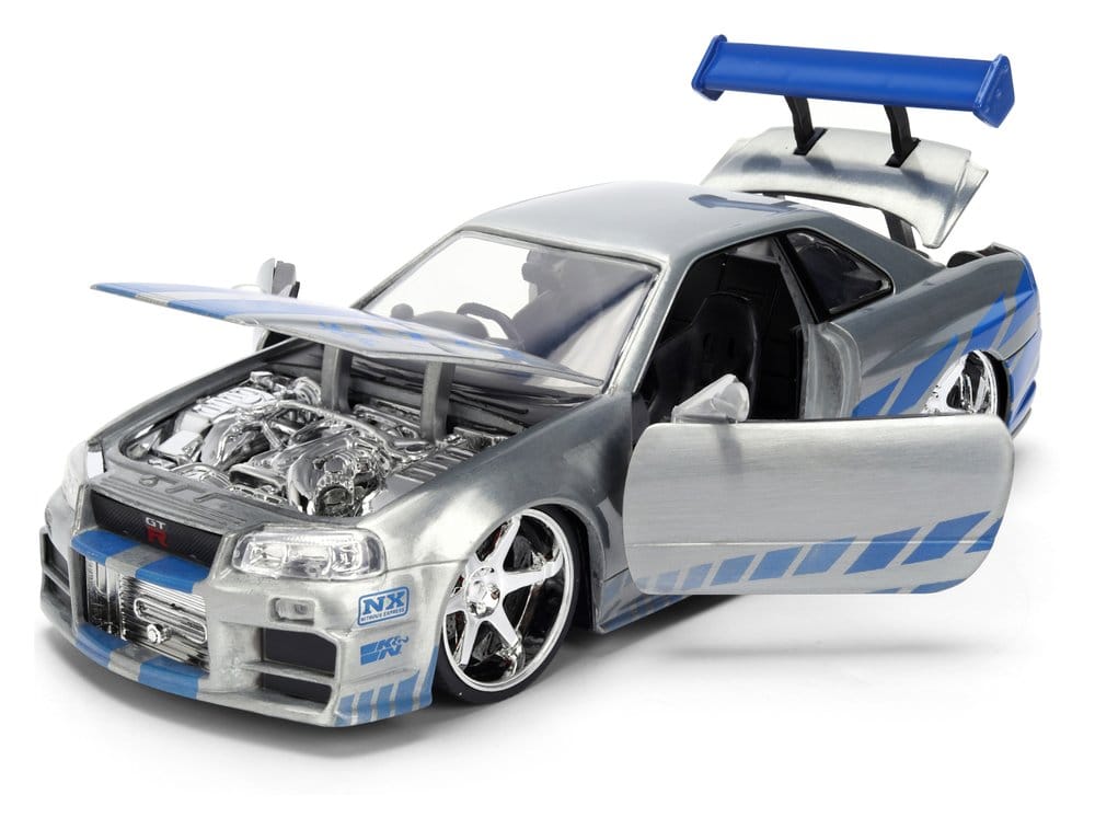 A Todo Gas Diecast Vehículo 1:24 Anniversary Nissan Skyline 19 cm