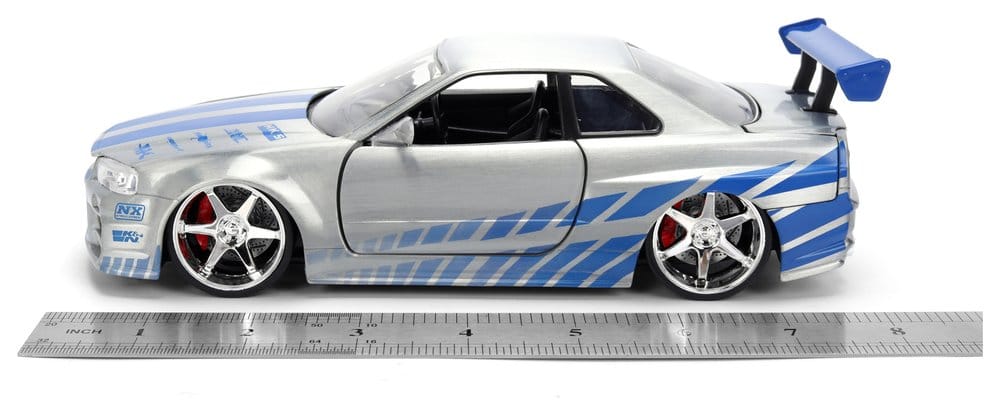 A Todo Gas Diecast Vehículo 1:24 Anniversary Nissan Skyline 19 cm