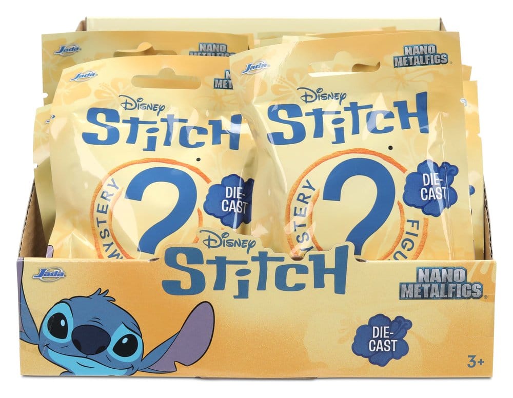 Lilo & Stitch Nanofigs Figuras Mini Stitch Blind Box Expositor (24)