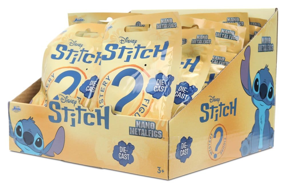 Lilo & Stitch Nanofigs Figuras Mini Stitch Blind Box Expositor (24)