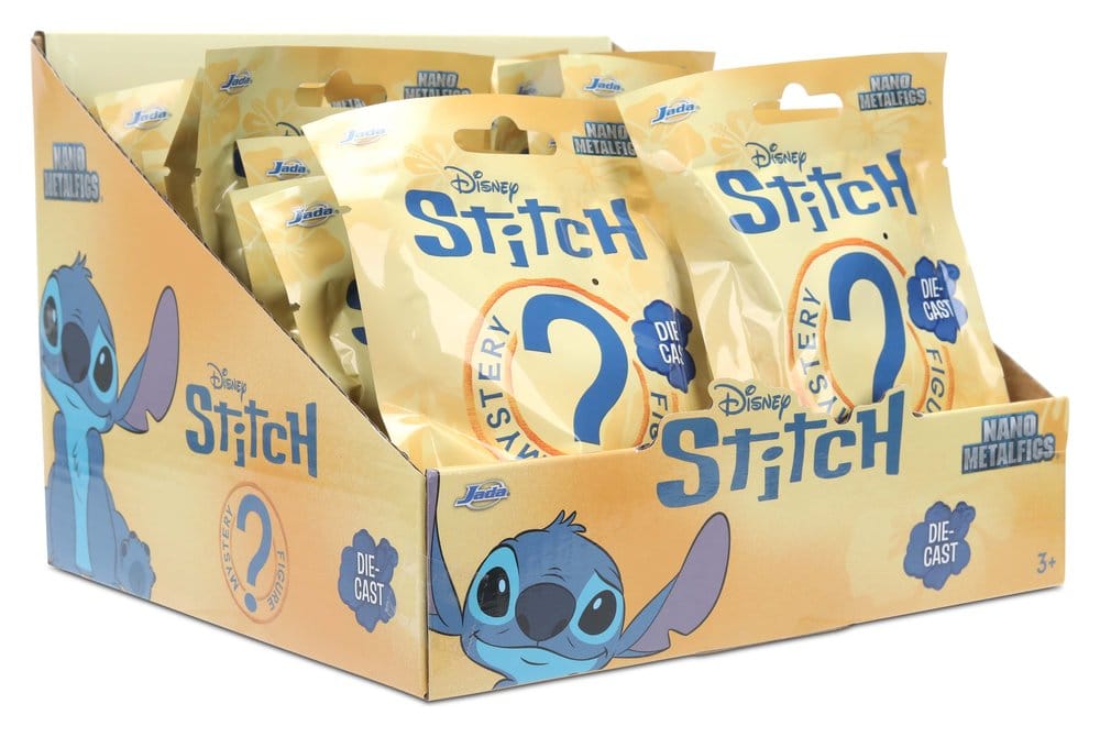 Lilo & Stitch Nanofigs Figuras Mini Stitch Blind Box Expositor (24)