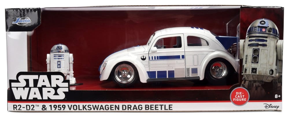Star Wars Vehículo 1:24 R2-D2 1959 VW Drag Beetle